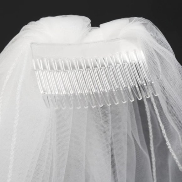 Wedding veil white medium brand new - Picture 7 of 7